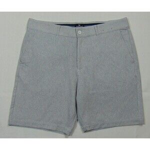 Buttercloth Shorts Mens Size 36 Vision In Icy Cotton Gray / White Pinstripe